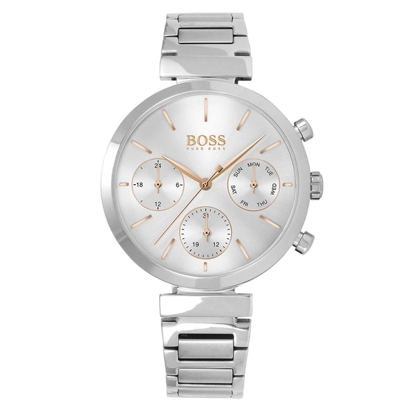 Hugo Boss Flawless Chronograph Silver Women's Watch 1502530