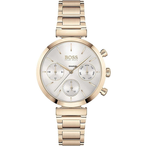 Hugo Boss Flawless Chronograph Rose Gold Women's Watch 1502531