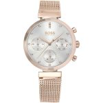 Hugo Boss Flawless Rose Gold Mesh Women's Watch 1502553
