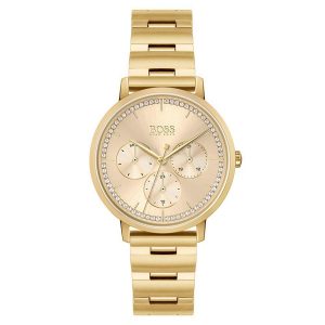 Hugo Boss Prima Gold Steel Women's Multi-Function Watch 1502572