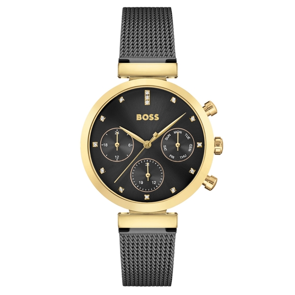 Hugo Boss Black Mesh Women's Multi-Function Watch 1502627