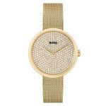 Hugo Boss Gold-Tone Mesh Women's Watch 1502659