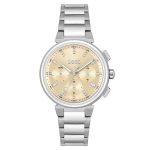 Hugo Boss Stainless Steel Gold Dial Multi-Function Women's Watch 1502676