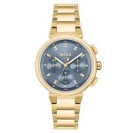 Hugo Boss Gold Steel Blue Dial Multi-Function Women's Watch 1502677