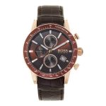 Hugo Boss Rafale Chronograph Brown Dial Men's Watch 1513392