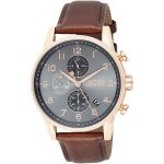 Hugo Boss Men Year-Round Chronograph Quartz Brown Watch 1513496