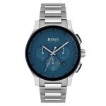 Hugo Boss Stainless Steel Blue Dial Chronograph Men's Watch 1513763