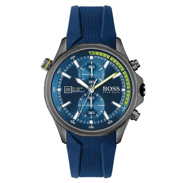 Hugo Boss 1513821 Globetrotter Blue Dial Chrono Men's Watch