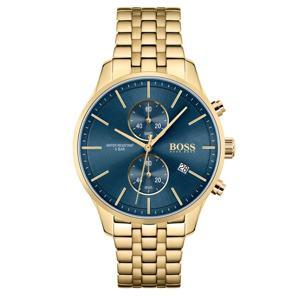 Hugo Boss Gold Steel Men's Chrono Watch 1513841