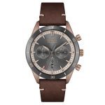 Hugo Boss Santiago Dark Brown Leather  Chronograph Men's Watch 1513861