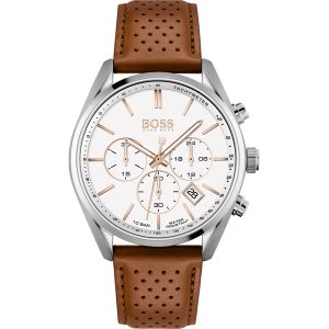 Hugo Boss Champion Brown Leather Strap Men's Watch 1513879