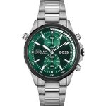 Hugo Boss Globetrotter Green Dial Men's Watch 1513930
