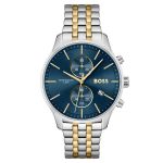 Hugo Boss Two-Tone Steel Blue Dial Chronograph Men's Watch 1513976