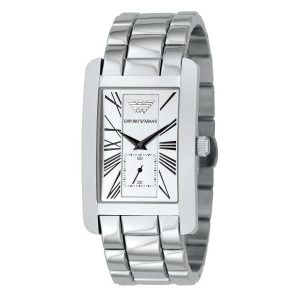 Emporio Armani Men's Watch Classic White AR0145