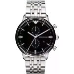 Emporio Armani Men's Chronograph Watch Steel AR0389