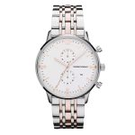 Emporio Armani Men's Chronograph Watch Rose Gold Steel AR0399