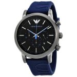 Emporio Armani Luigi Chronograph Black Dial Men's Watch AR11023