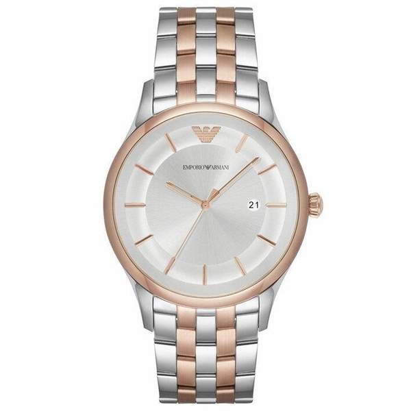 Emporio Armani AR11044 Lambda Silver Dial Men's Watch