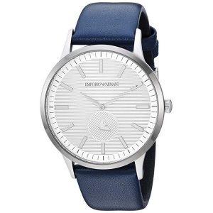 Emporio Armani Renato Blue Leather Men's Watch AR11119