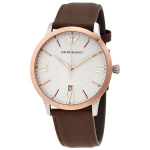 Emporio Armani Giovanni Quartz White Dial Men's Watch AR11211