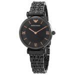 Emporio Armani Quartz Black Dial Ladies Watch AR11245
