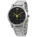 Emporio Armani Luigi Chronograph Quartz Black Dial Men's Watch AR11324
