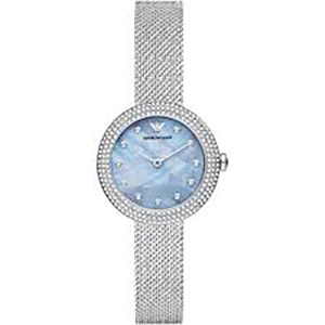 Emporio Armani Two-Hand Stainless Steel Watch AR11380