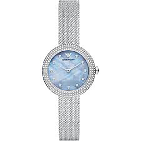 Emporio Armani Two-Hand Stainless Steel Watch AR11380