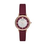 Emporio Armani AR11487 Burgundy Leather Watch
