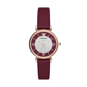 Emporio Armani AR11487 Burgundy Leather Watch