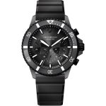 Emporio Armani Chronograph Black Silicone Men's Watch AR11515