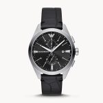 Emporio Armani Men's Claudio Black Dial Watch AR11542