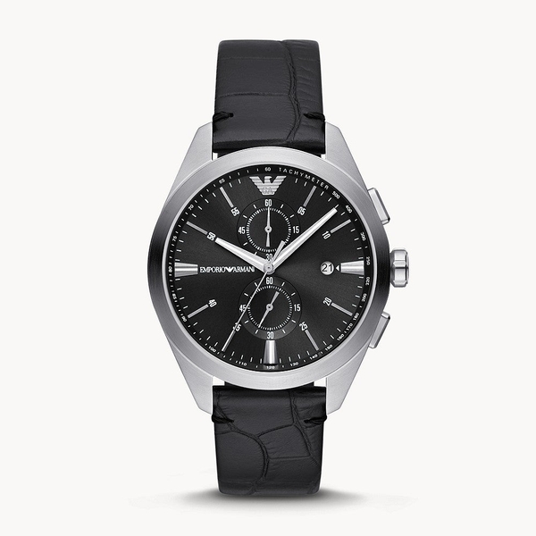 Emporio Armani Men's Claudio Black Dial Watch AR11542