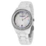 Emporio Armani Crystal Mother of Pearl Dial Ladies Watch AR1426