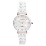 Emporio Armani Ladies Watch Ceramica White AR1486