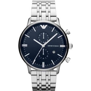 Emporio Armani Men's Gianni Chronograph Watch Steel AR1648