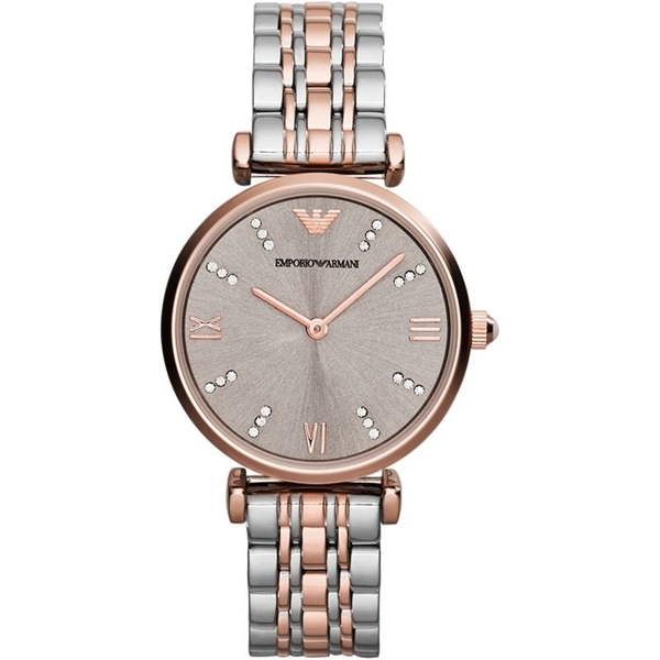 Emporio Armani Ladies Watch T-Bar Gianni Two-Tone AR1840