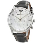 Emporio Armani Classic Silver Dial Men's Chronograph Watch AR1861