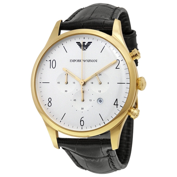 Emporio Armani Classic Chronograph White Dial Men's Watch AR1892