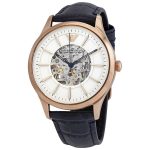Emporio Armani Automatic Silver White Skeleton Dial Men's Watch AR1947