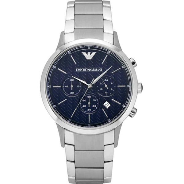 Emporio Armani Men's Renato Watch Blue AR2486