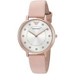 Emporio Armani Kappa AR2510 Round Watch Nude Leather Strap