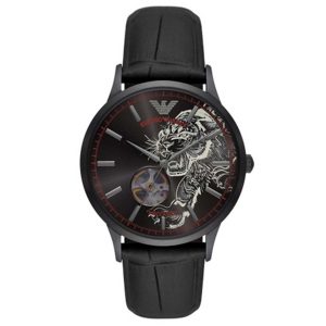 Emporio Armani Automatic Black Dial Men's Watch AR60046