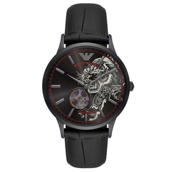 Emporio Armani Automatic Black Dial Men's Watch AR60046