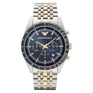 Emporio Armani Men's Tazio Chronograph Watch Two Tone AR6088