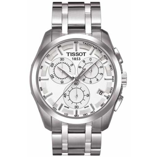 Tissot T-Trend Couturier Men's Silver Watch - 41mm Stainless Steel Bracelet - T035.617.11.031.00
