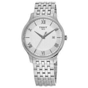 Tissot T-Classic Tradition Men's Silver Dial Stainless Steel Watch (42mm)