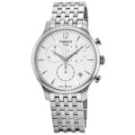Tissot Tradition Silver Dial Chronograph Men's Watch (T063.617.11.037.00)