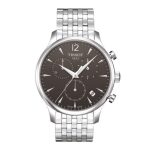 Tissot T-Classic Tradition Men's Watch (T063.617.11.067.00) - Black Dial, Stainless Steel Bracelet