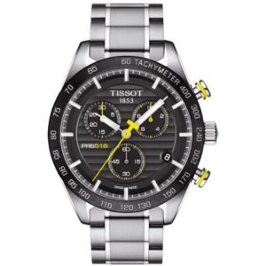 Tissot PRS 516 Chronograph Men's Watch - Silver/Black (T100.417.11.051.00)